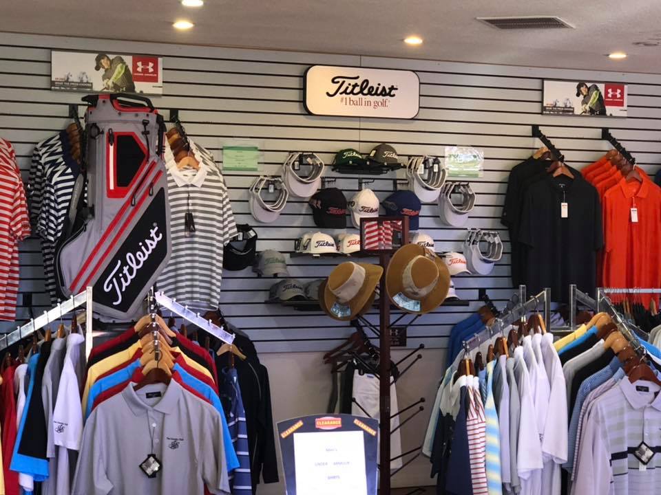 Interior view of the pro shop at Silver Springs Shores